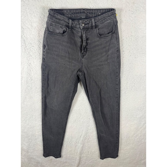 American Eagle By Payless Denim - American Eagle Stretch Mom Jeans Womens‎ Size 2 Gray Wash High Rise Denim